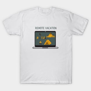 Remote Vacation Camping T-Shirt